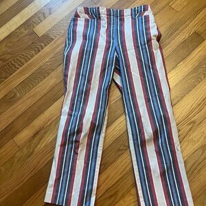 Ann Taylor loft Colorful Striped Pants